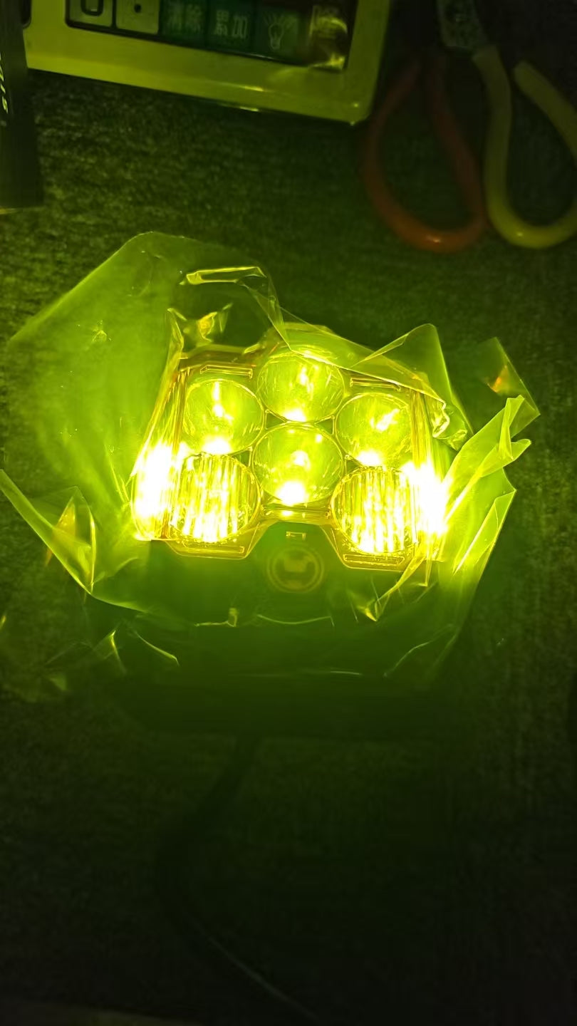 6L 12V 5" Round LED Work Light White/Yellow DRL Driving Fog Lamp Off Road LED Light For Jeep Truck 4x4 Cars SUV UTV RZR CAN-AM HONDA YAMAHA POLARIS KAWASAKI 