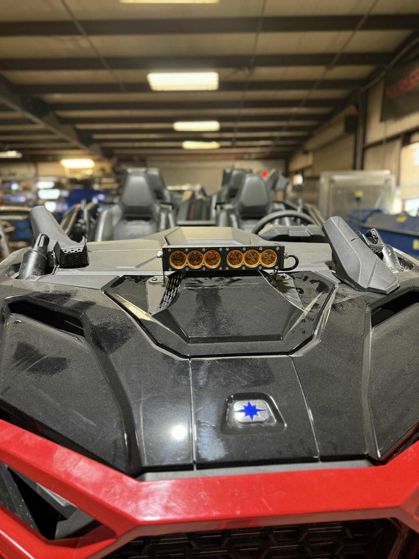 12" ICONIK VORTEX hood bracket mounts for 2025+ Polaris RZR Pro R, Pro S, and Pro XP