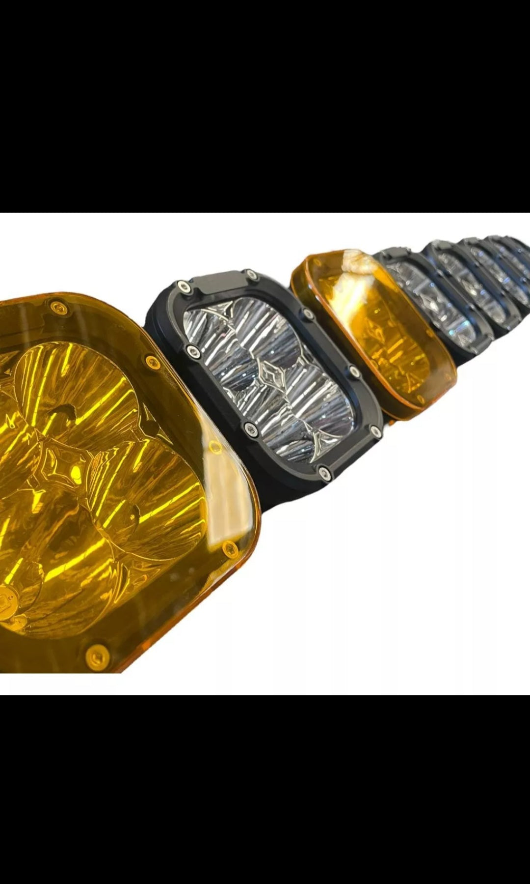 ICONIK REFLEX 43" LED Square Driving Linkable Light Bar-8 Lamps