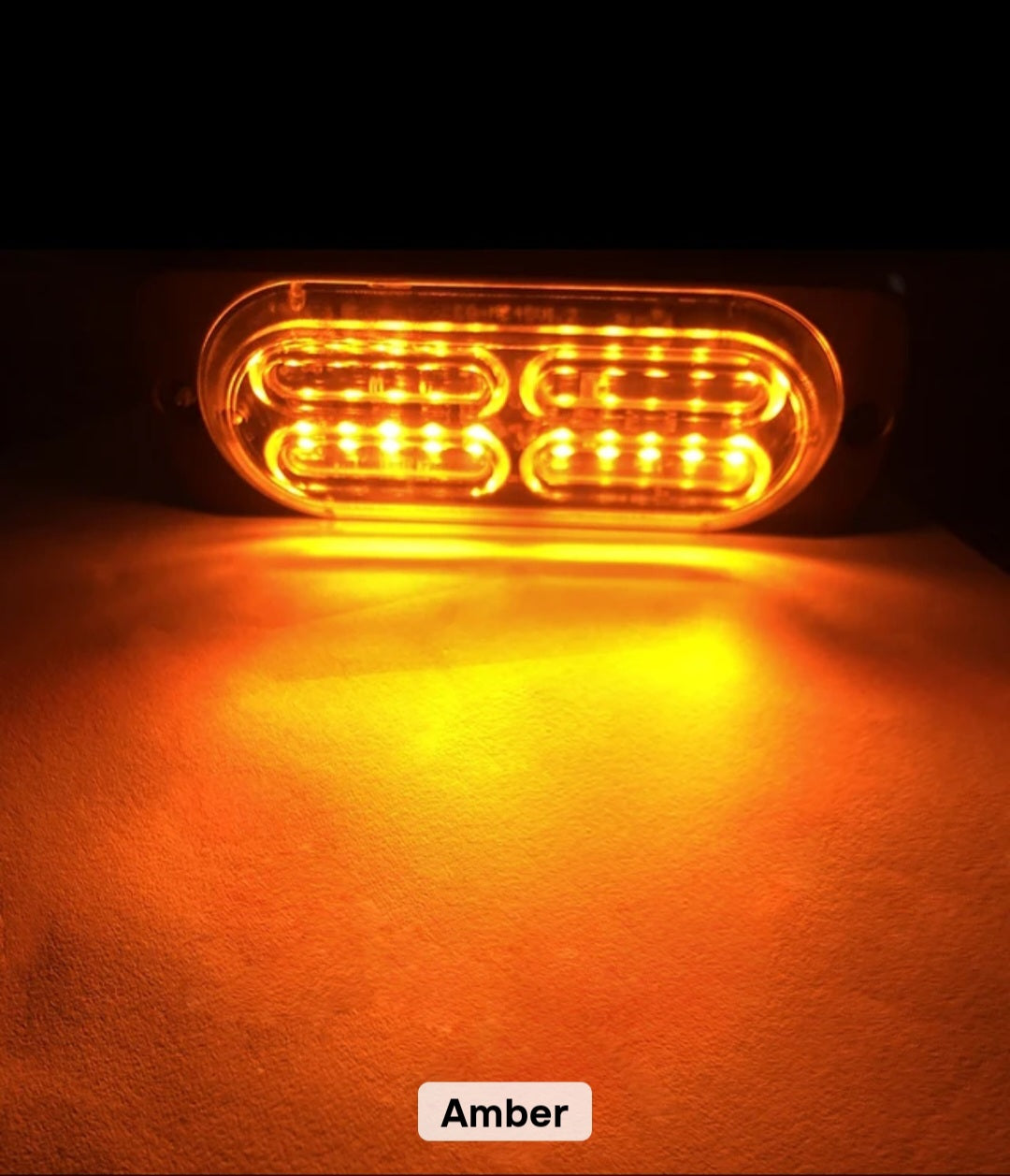 Chase bar 20 LED Strobe Lights, 18 Flash Modes Flashing Strobe Light Bar multiple colors For ATV/UTV Car Truck Van Construction Off Road Vehicle Trailer