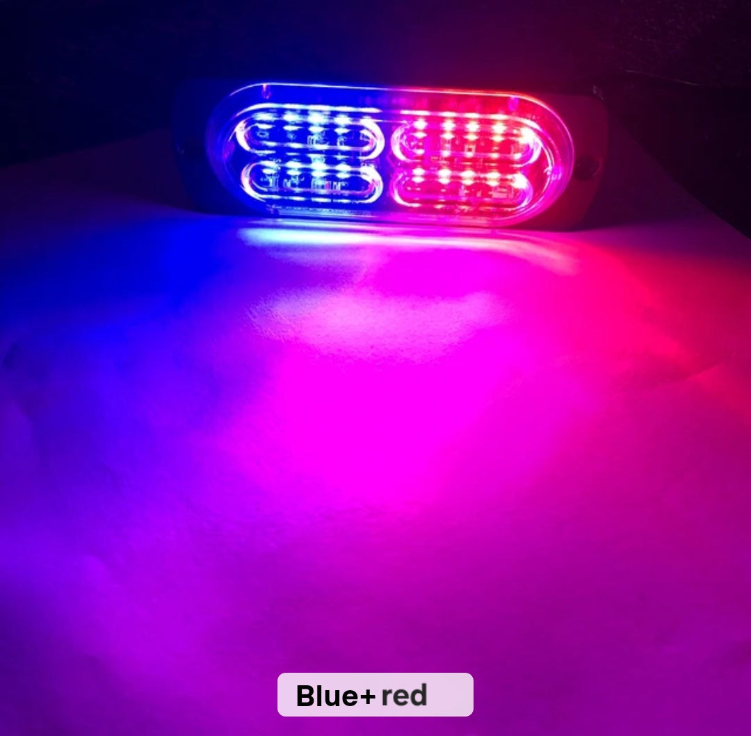 Chase bar 20 LED Strobe Lights, 18 Flash Modes Flashing Strobe Light Bar multiple colors For ATV/UTV Car Truck Van Construction Off Road Vehicle Trailer