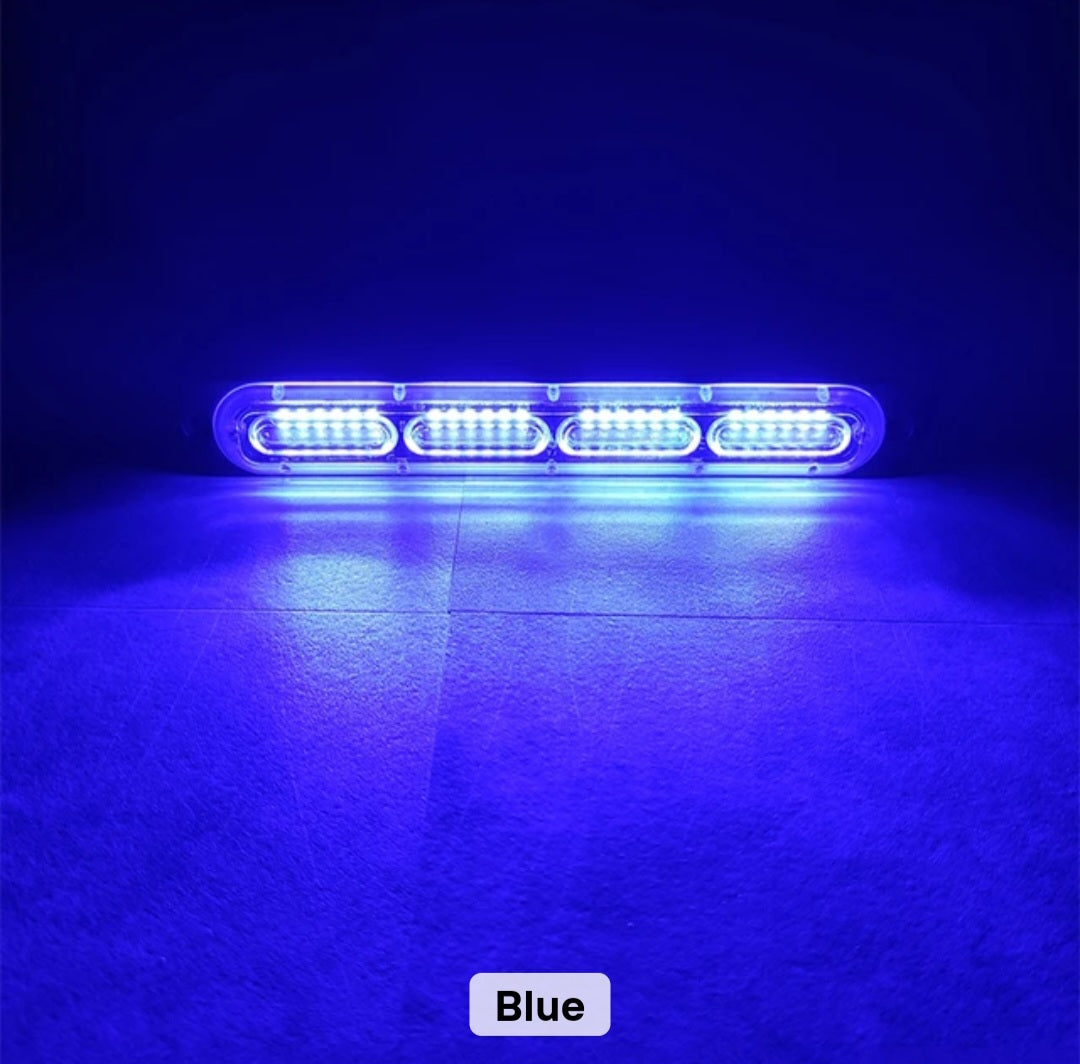 Chase bar 24 LED Strobe Lights, 18 Flash Modes Flashing Strobe Light Bar multiple colors For ATV/UTV Car Truck Van Construction Off Road Vehicle Trailer