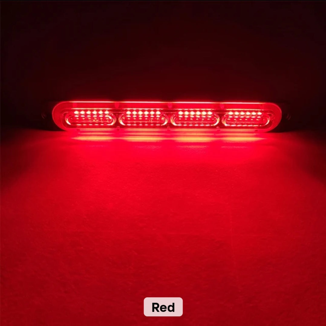 Chase bar 24 LED Strobe Lights, 18 Flash Modes Flashing Strobe Light Bar multiple colors For ATV/UTV Car Truck Van Construction Off Road Vehicle Trailer