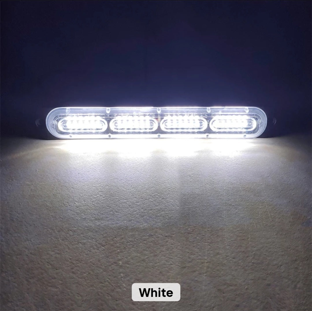 Chase bar 24 LED Strobe Lights, 18 Flash Modes Flashing Strobe Light Bar multiple colors For ATV/UTV Car Truck Van Construction Off Road Vehicle Trailer