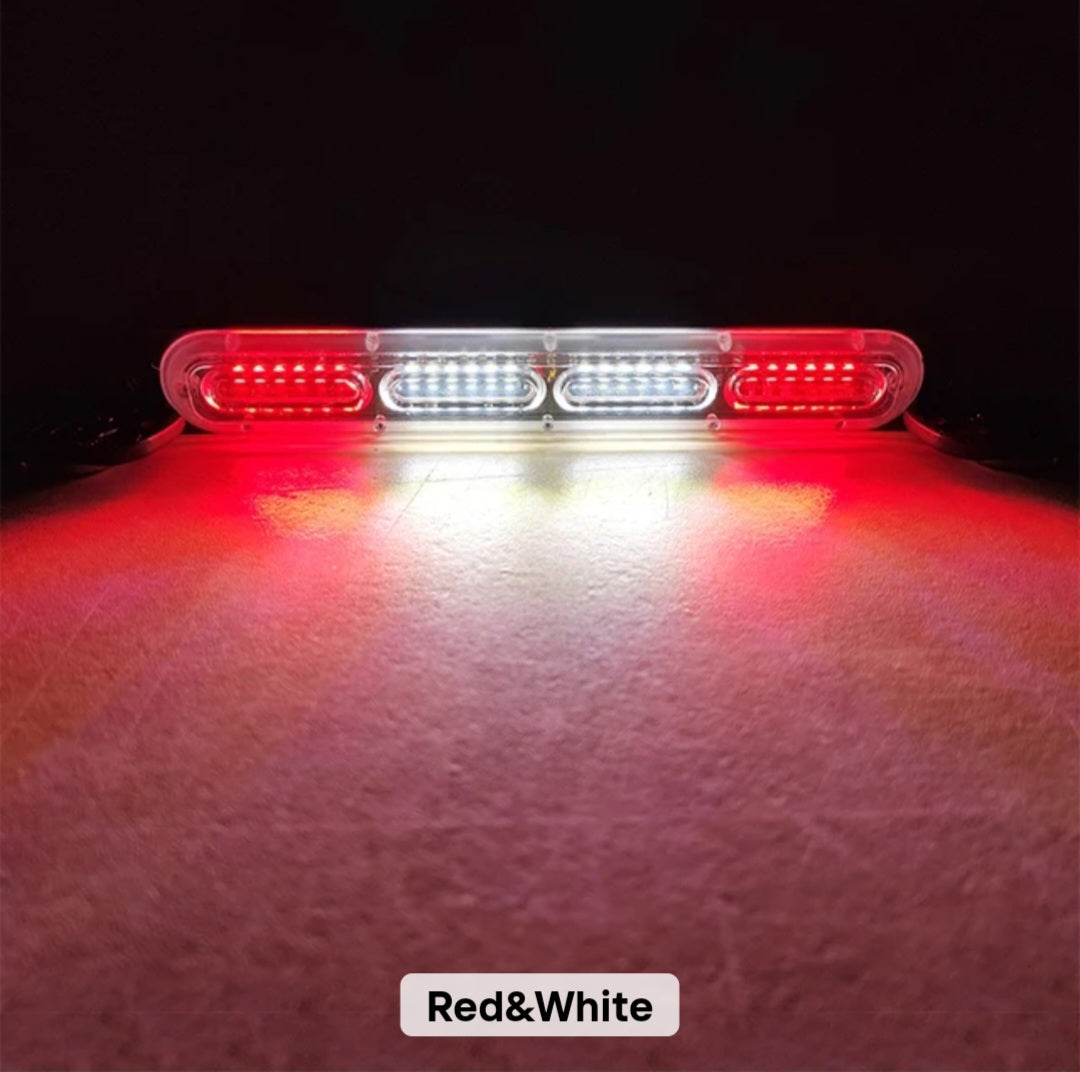 Chase bar 24 LED Strobe Lights, 18 Flash Modes Flashing Strobe Light Bar multiple colors For ATV/UTV Car Truck Van Construction Off Road Vehicle Trailer