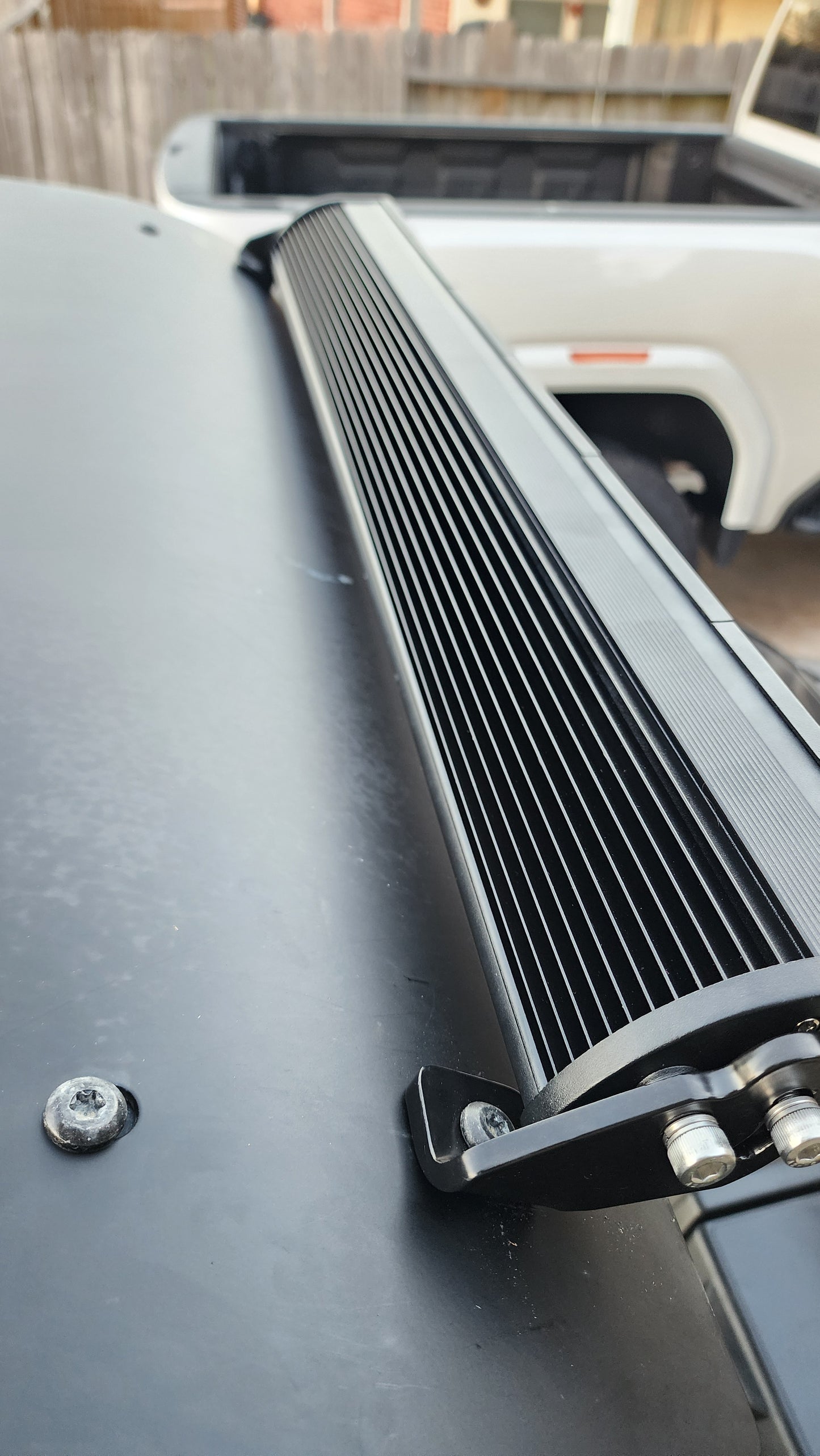 Bracket mounts for Polaris RZR Pro XP 2020-2026 and RZR Turbo R 2022-2024 ICONIK VORTEX 32" 180W LED Light Bar