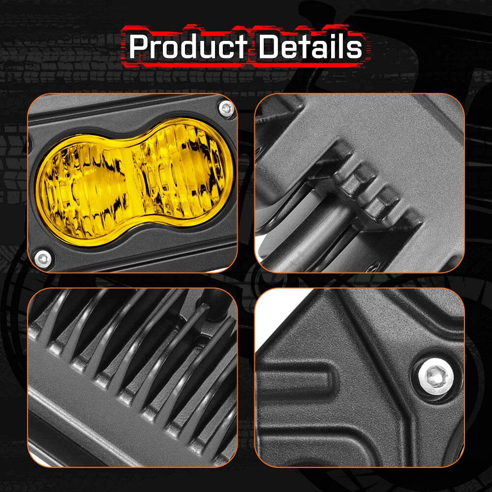 2 pack vuse pods nearby Wholesale LED Brackets, LED Pod Brackets, Fog Light Adapter Bracket main image 1